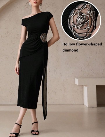 Rochie medie SHEIN, negru