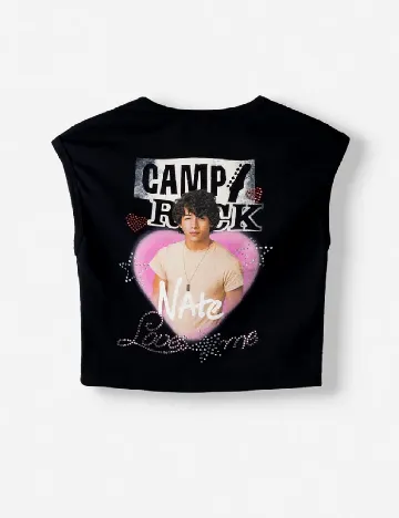 Top Bershka, negru