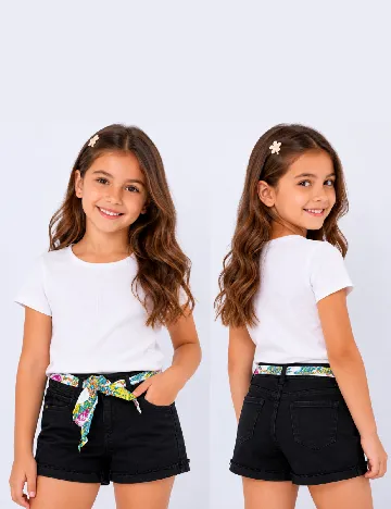 Pantaloni scurti Zara, negru