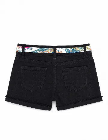 Pantaloni scurti Zara, negru