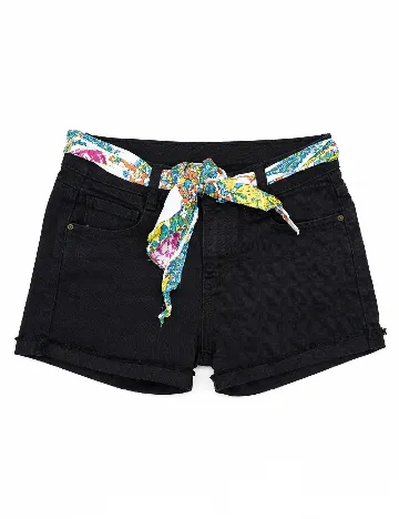 Pantaloni scurti Zara, negru