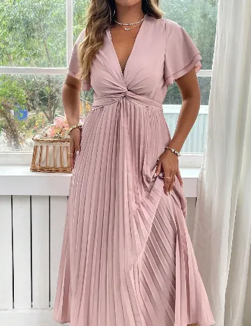 Rochie lunga SHEIN CURVE, roz