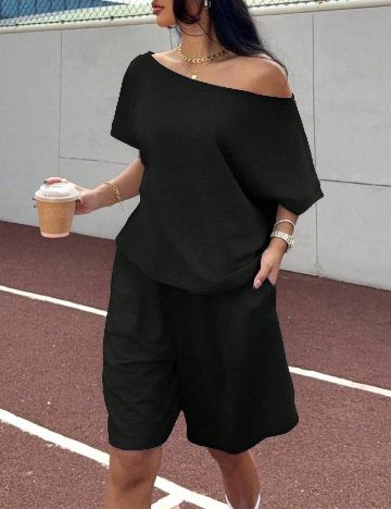 Compleu SHEIN CURVE, negru