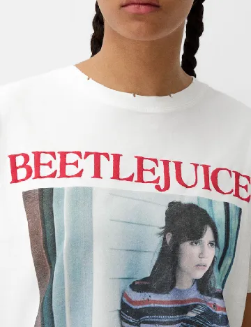 Tricou Bershka, alb