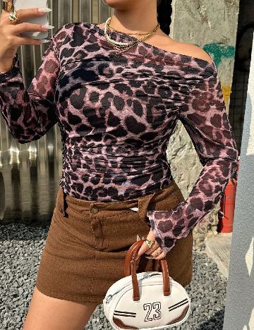 Bluza SHEIN CURVE, animal print