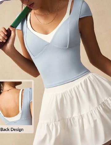 Top SHEIN, bleu