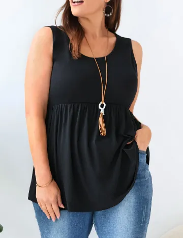 Bluza Emery Rose Curve, negru