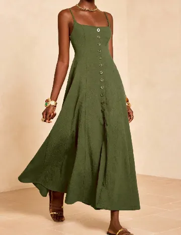Rochie lunga SHEIN, verde