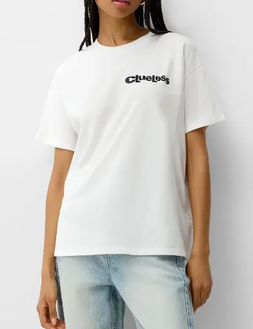 Tricou Bershka, alb