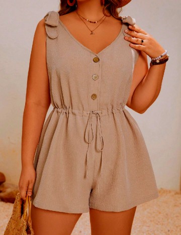 Salopeta SHEIN CURVE, maro
