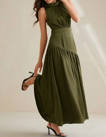 Rochie lunga SHEIN, verde