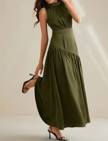 Rochie lunga SHEIN, verde