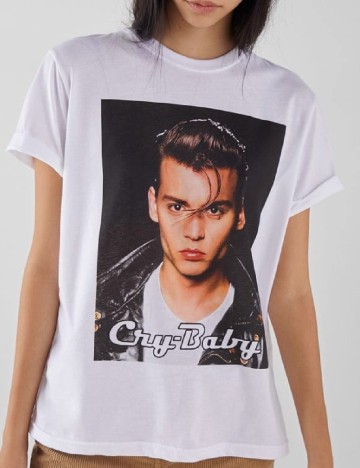 Tricou Bershka, alb