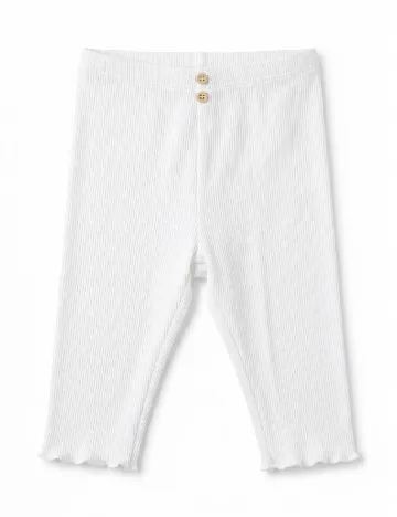 Pantaloni Zara, alb