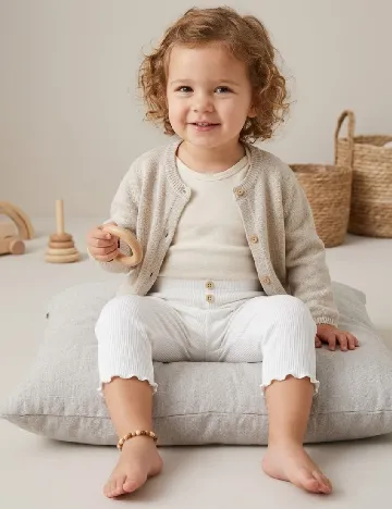 Pantaloni Zara, alb