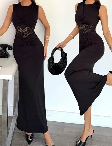 Rochie lunga SHEIN, negru