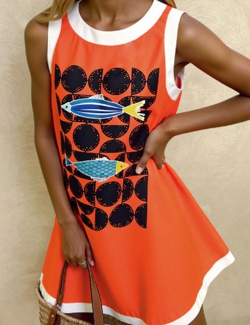 Rochie scurta SHEIN, mix culori