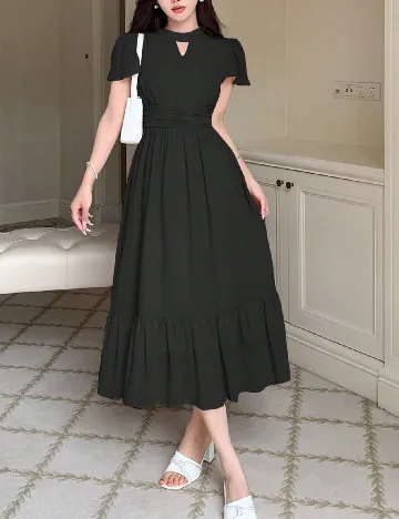 Rochie medie Dazy, negru