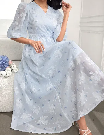 Rochie lunga SHEIN, bleu