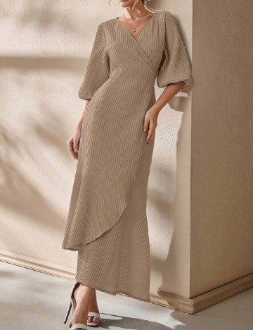 Rochie lunga SHEIN, maro