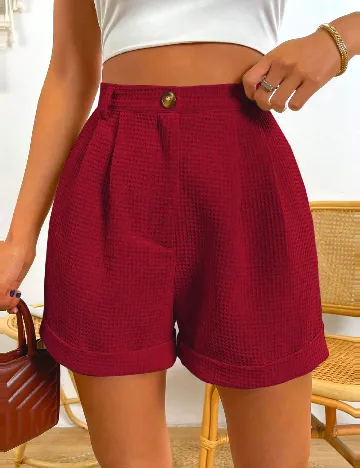 Pantaloni scurti SHEIN, rosu