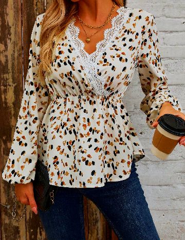 Bluza SHEIN Maternity, bej