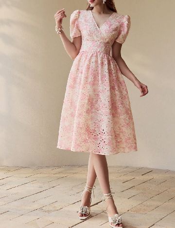 Rochie medie MOTF, roz