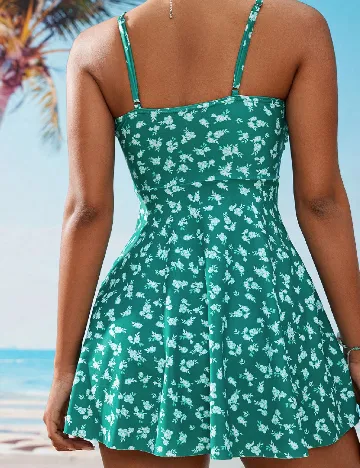 Costum de baie SHEIN, verde