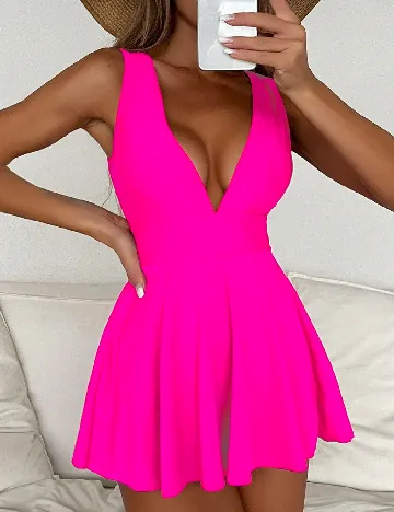 Costum de baie SHEIN, roz