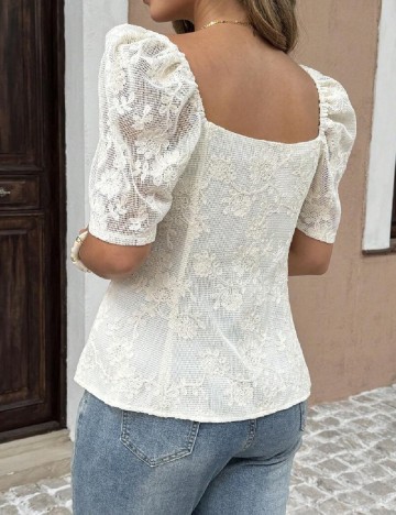 Bluza SHEIN CURVE, crem