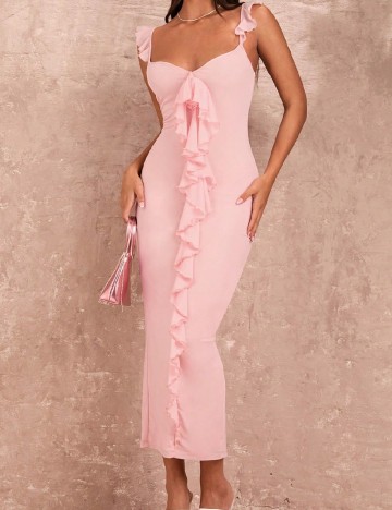 Rochie lunga SHEIN, roz
