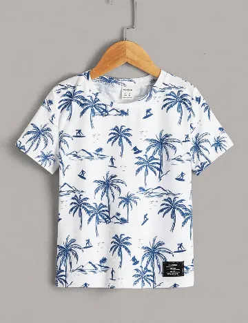 Tricou Shein Kids, alb