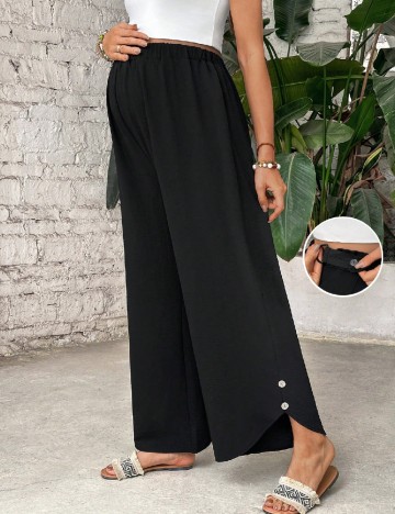 Pantaloni SHEIN Maternity, negru