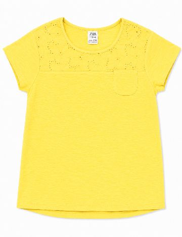 Tricou Zara, galben