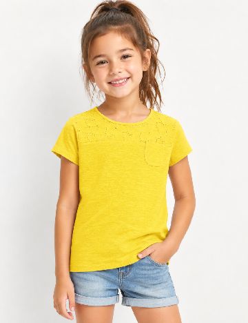 Tricou Zara, galben