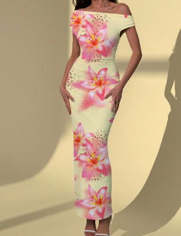 Rochie lunga SHEIN, mix culori