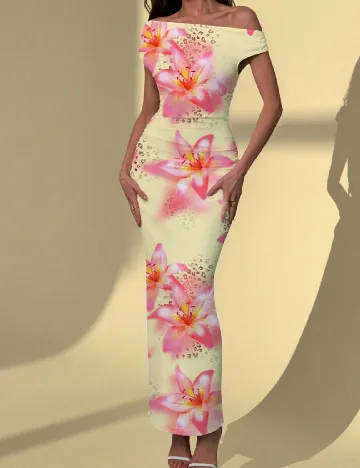 Rochie lunga SHEIN, mix culori