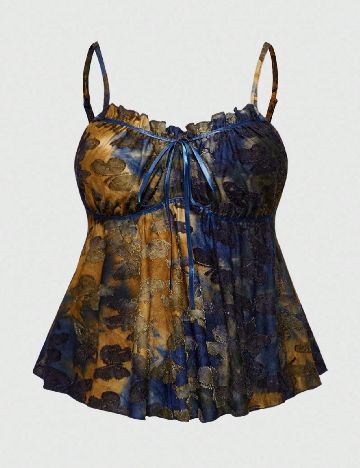 Top Romwe Plus Size, mix culori