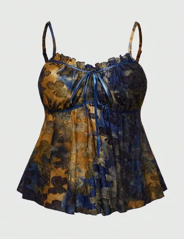Top Romwe Plus Size, mix culori