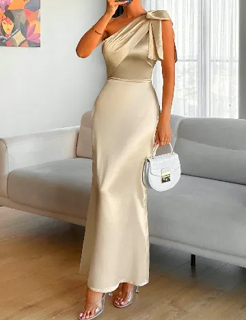 Rochie lunga SHEIN, crem