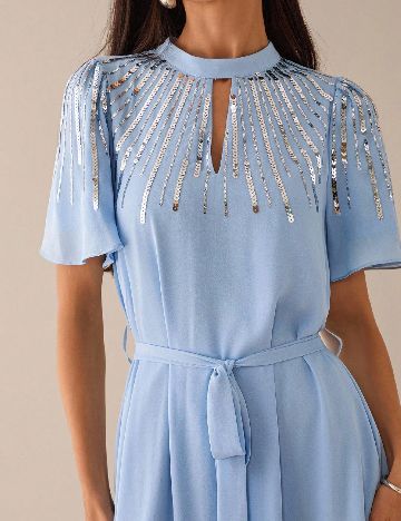 Rochie medie SHEIN, albastru