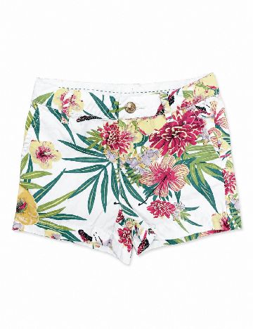 Pantaloni scurti Zara, alb