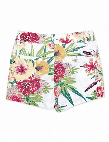 Pantaloni scurti Zara, alb