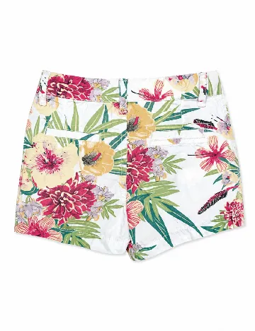 Pantaloni scurti Zara, alb