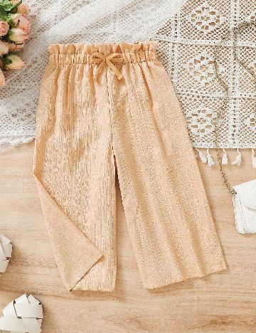 Pantaloni Shein Kids, crem