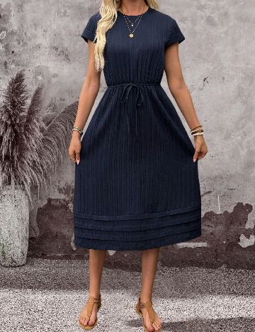 Rochie medie Emery Rose, albastru