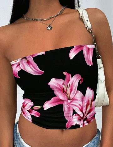 Top SHEIN, negru