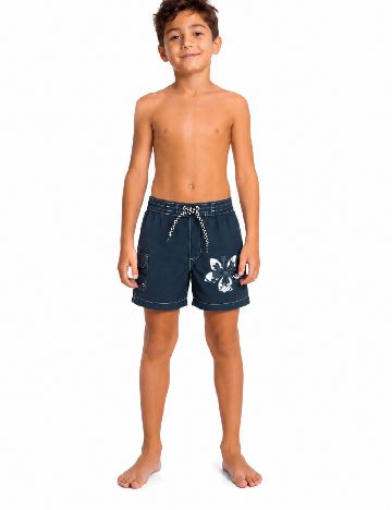 Short de baie Zara, albastru