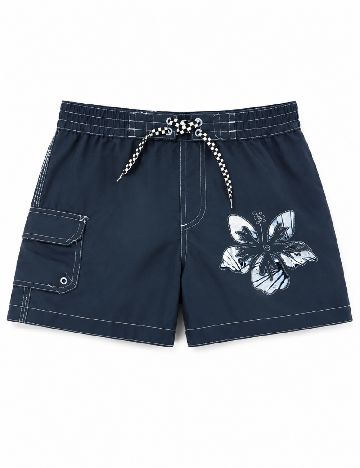 Short de baie Zara, albastru