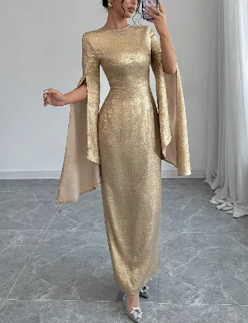 Rochie lunga SHEIN, auriu